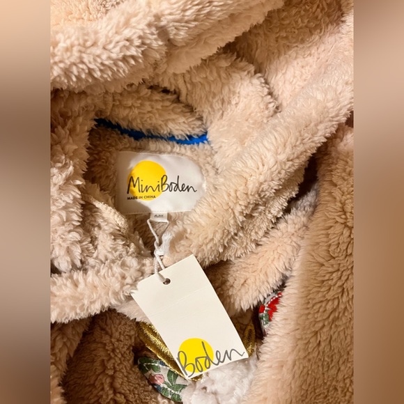 NWT mini boden deer sweatshirt with pockets - Picture 6 of 10